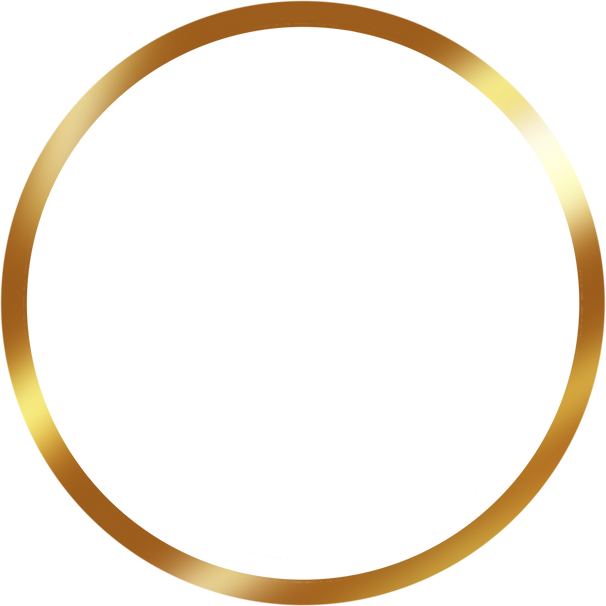 Gold Circle Shape